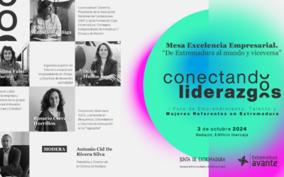 La Junta de Extremadura celebrará el próximo 3 de octubre: “Conectando liderazgos”, un foro dirigido a mujeres emprendedoras