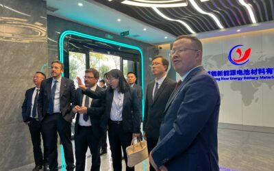 La delegación extremeña desplazada a China visita las instalaciones de Hunan Yunen Technology en Guiyang