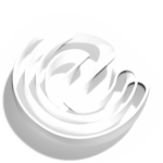 Logotipo circular blanco con letra Z en relieve