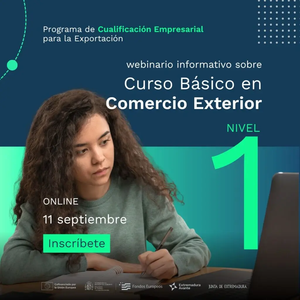 Webinario online de Comercio Exterior Nivel 1