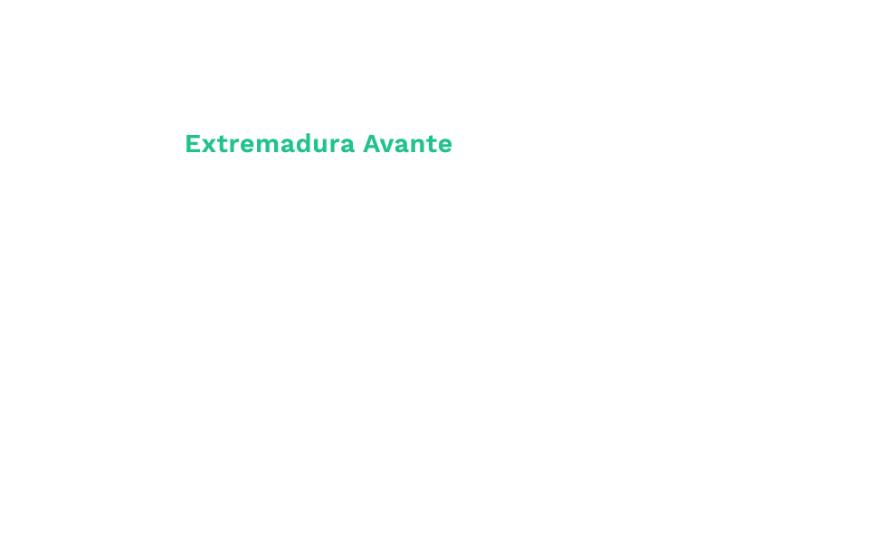 Texto Extremadura Avante en fondo claro